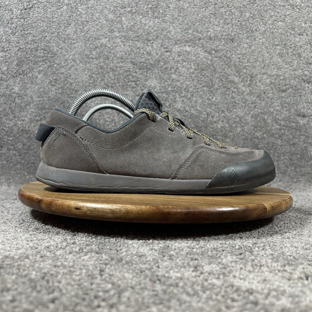 Black Diamond Prime Approach Mens Size 9.5 Gray Suede Hiking Trail Shoes Used